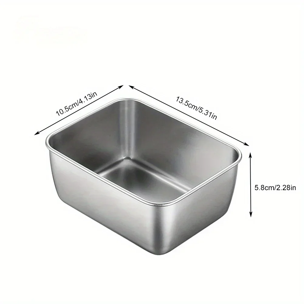 Stainless Steel Serving Tray Set 2