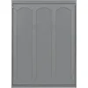 Full Size Murphy Bed Wall Bed Cabinet with Storage Shelves, Space-Saving for Multipurpose Guest Room or Home Office, Gray 5
