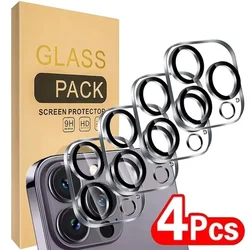 Premium HD Back Camera Tempered Glass Lens Protector - Full Coverage for 4PCS (For iPhone 15Pro Max)