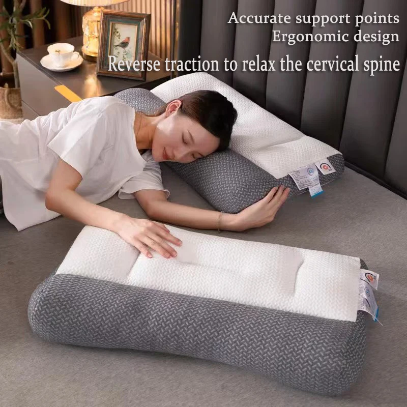 Sleeping Pillow Aid Protezione Del Collo Correzione Ortopedica E Riparazione Del Cuscino Di Trazione Dolore Al Collo Cuscino Di Prima Classe Comfort