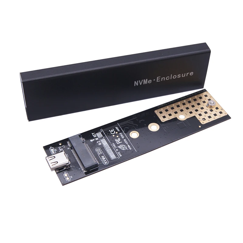   M2 SSD ̽ NVME PCI-E NGFF SATA M.2 SSD Ŭ ڽ, M.2 to USB 3.1 SSD  RTL9210B Ĩ (OTG ̺ )