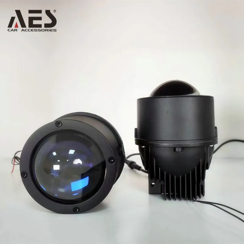 2023 Q8 안개 Bi LED 프로젝터 렌즈, 단일 색상, 6000K, 3000K, 35W, 방수 LED 안개등, 헤드라이트 개조