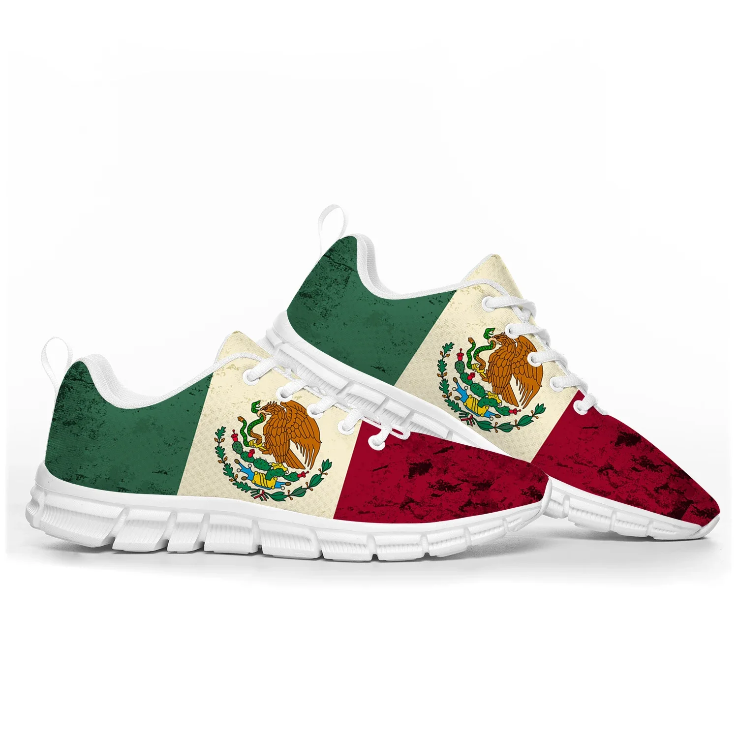 mexican Flag Sports Shoes Mens Womens Teenager Kids Children Sneakers mexico Casual Custom High Quality Couple Shoes
