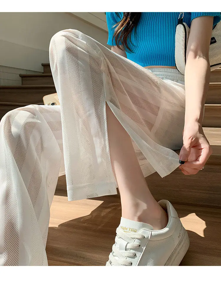BEENLE Women's Pants Summer 2022 Spring Loose Wide-leg Pants High Waist All-match Solid Oversized Casual Korean Fashion Trouser