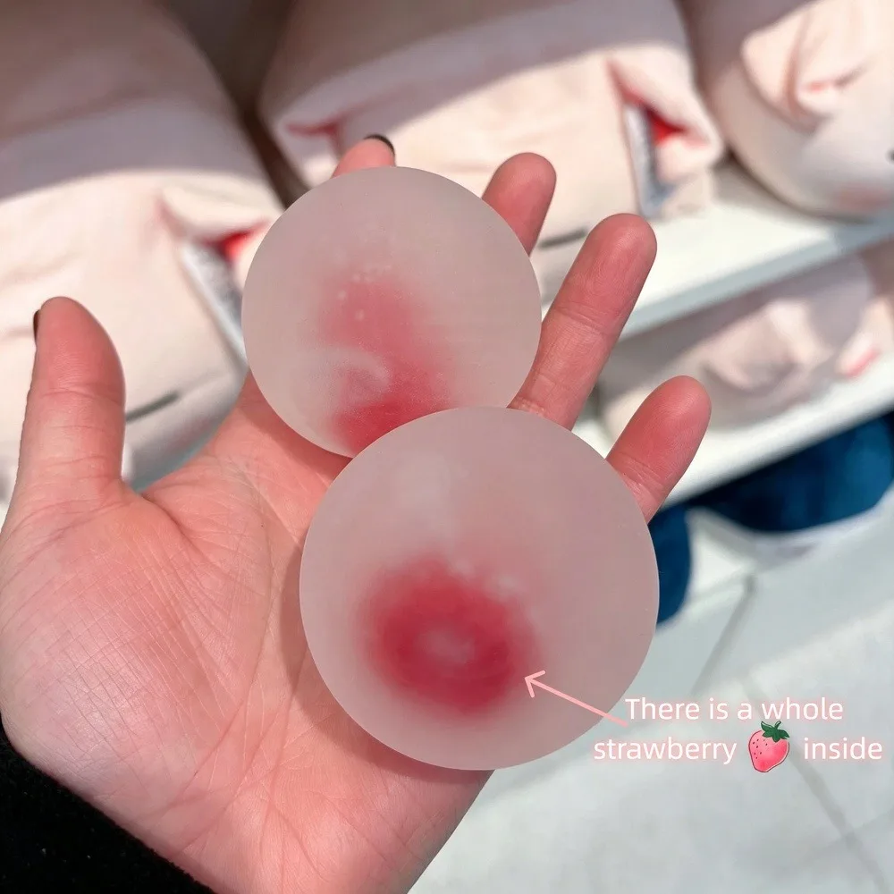 귀여운 딸기 모찌 피젯 스퀴시 스트레스 해소 장난감, 분노 해소 장난감, 느린 반동 스트레스 해소 장난감, 친구들을 위한 스트레스 해소 장난감