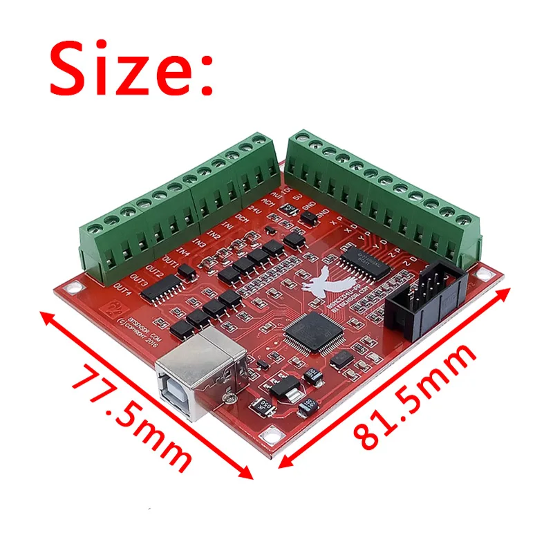 Description Picture 3 of itemBreakout Board CNC USB MACH3 4Axis 100Khz Support Stepper And Servo Motor Interface Driver Motion Controller Driver Board