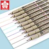 1pcs SAKURA Micron Pen Multicolor Needle Pen Waterproof Markers Liners for Design Sketch Drawing 1