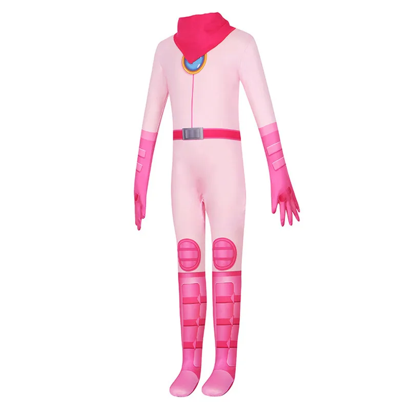 Halloween Costume Anime Bodysuit Costume Halloween Mario Bikini Princess Cos Jumpsuit Anime Movie Battle Dress Cosplay Play Tights Costumes Children Holiday Gift