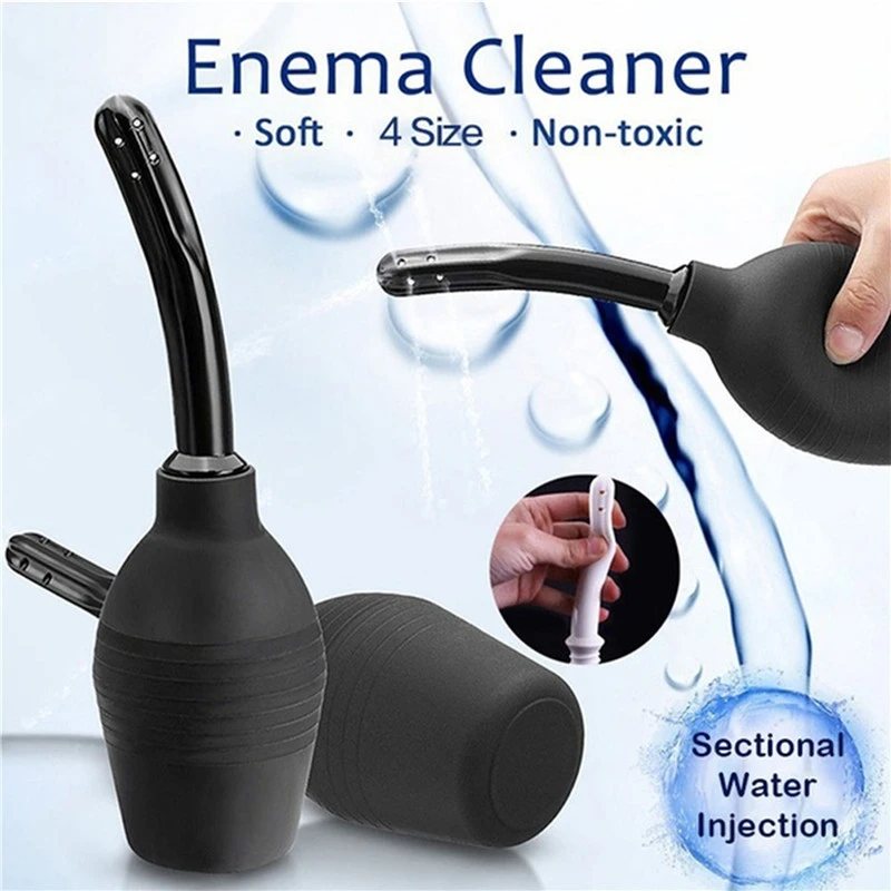 Medical Enema Irrigator Enema Bulb Syringe Anal Douche Cleaner Enema
