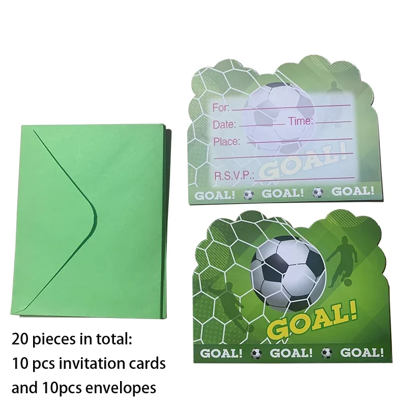 anniversaire thème ballon cartes invitations thème football