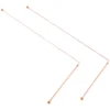 Copper Dowsing Rods - 99.9% Pure Copper 2PCS Divining Rods Energy Water Witching Detector 1