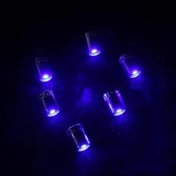 6pcs Mini LED Lamps for DIY Crafts and Party Decorations (6pcs - blue)