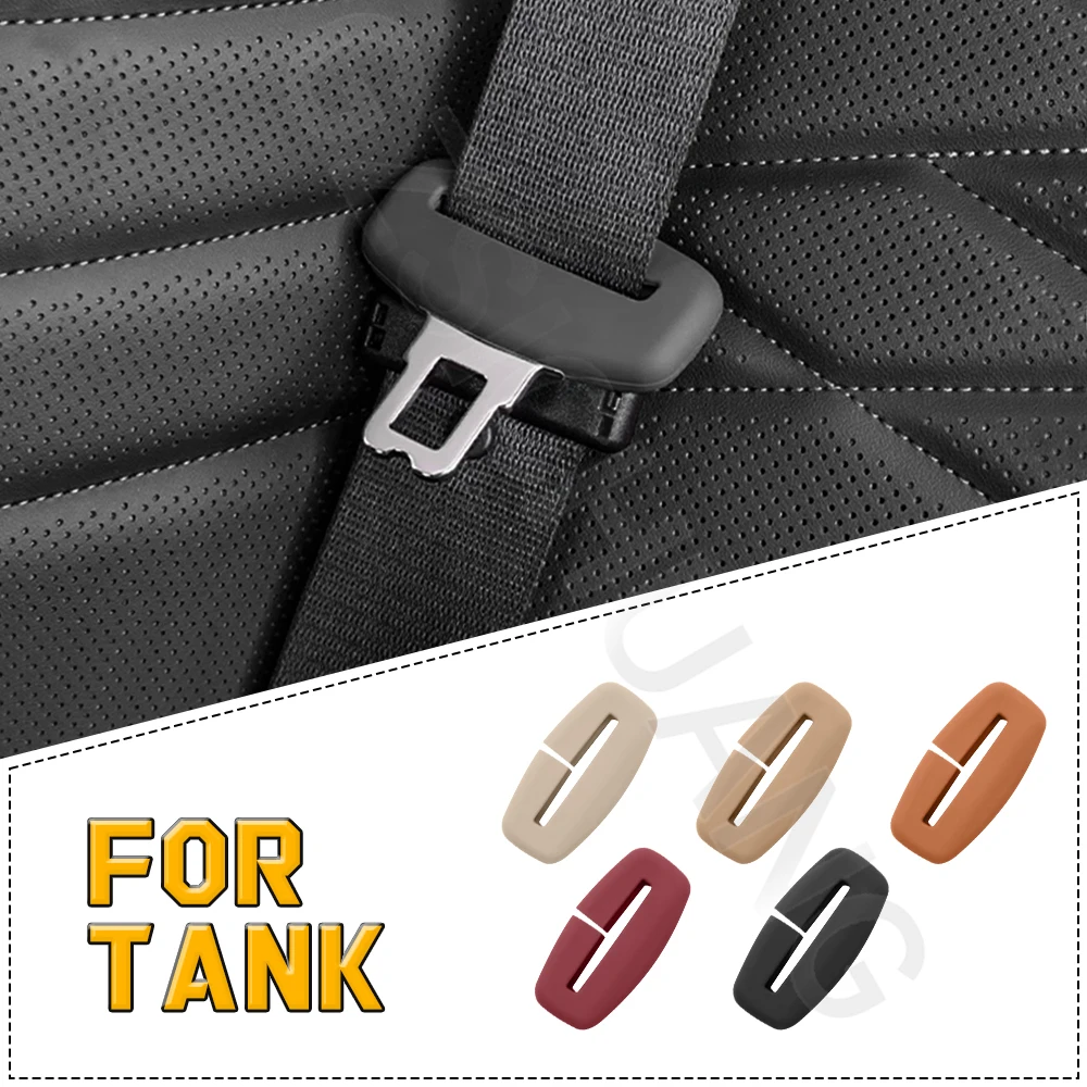 Car Seat Belt Buckle Protective Cover Silicone Interio Accessories For Tank 300 400 500 700