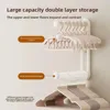 retractable clothes hanger multipurpose wall-mounted storage holder space saving with expandable Rod Clothing Hanger and Hooks 5