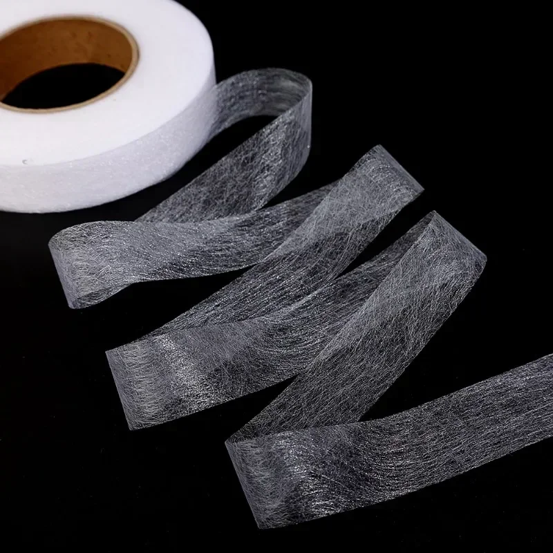 120M Self-Adhesive Pants Hem Tape Edge Shorten Paste Tape Iron on Pants DIY Clothes Length Shorten Household Sewing Accessories
