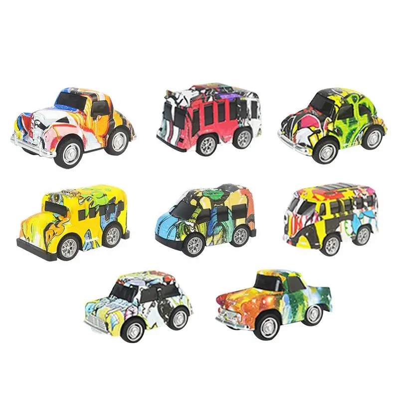 

Diecast Pull Back Cars 8PCS Diecast Pull Back City Cars And Trucks Toy Playset Pull Back City Cars And Trucks Toy Vehicles Set