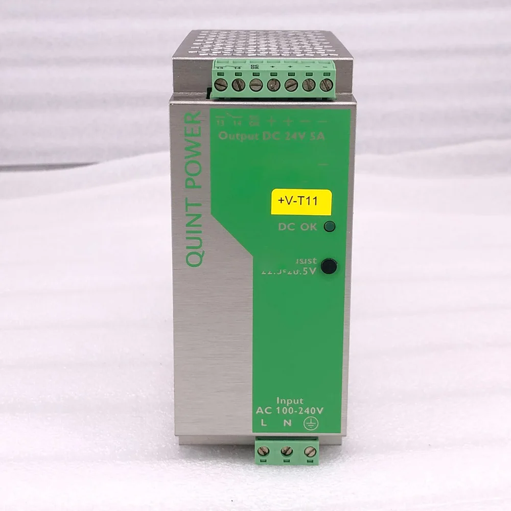 24VDC 5A For Phoenix Switching Power Supply 2938581 QUINT-PS-100-240AC/24DC/5 3 24VDC 5A For Phoenix Switching Power Supply 2938581 QUINT-PS-100-240AC/24DC/5