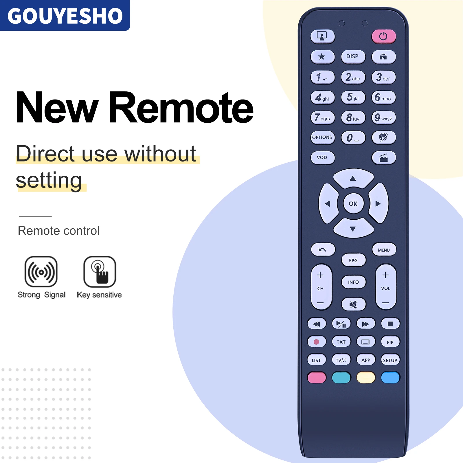 

New TV Remote Control for ADB RC1994955/01 RC1994933 RC19949553139 DEKODERA KABLÓWKI MULTIMEDIA VECTRA