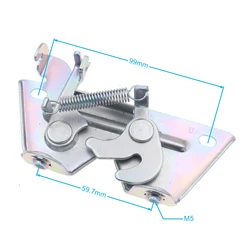 Universal Seat Lock Key Set with Mounting Plate (Only Plate)