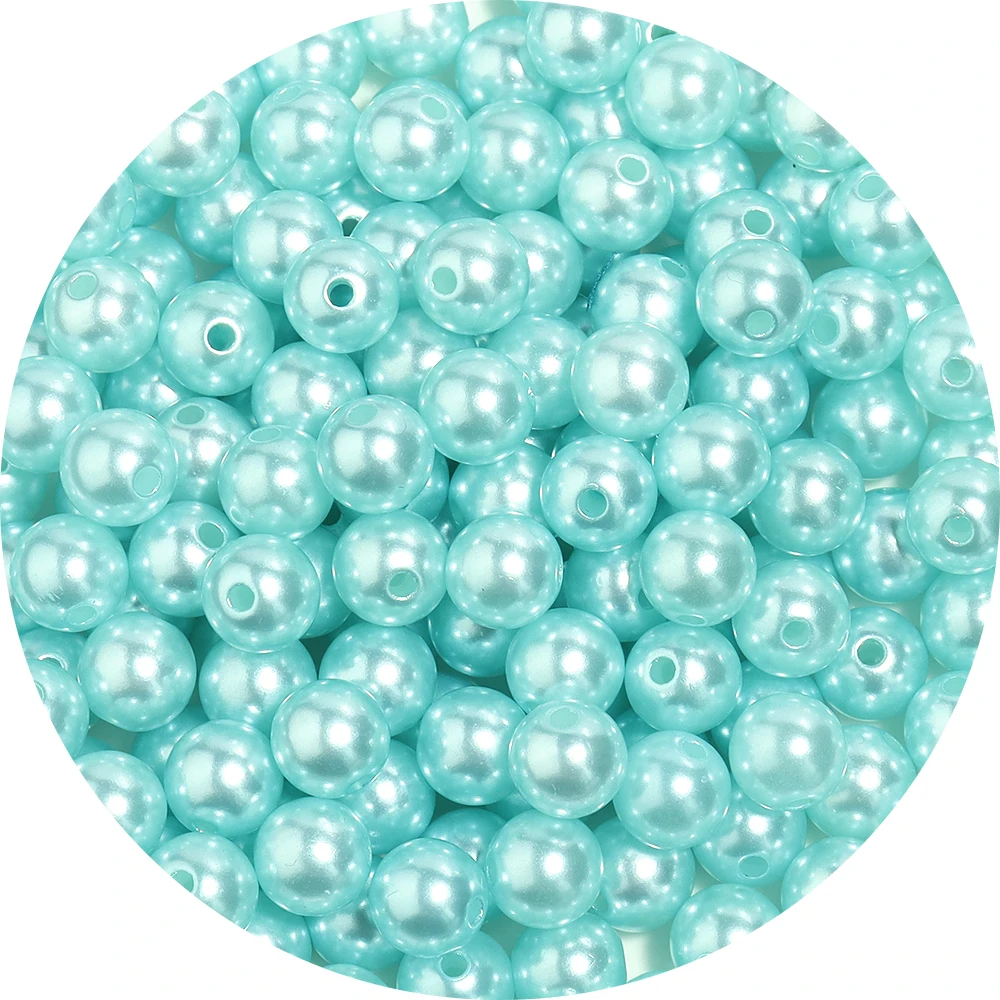 Colorful Acrylic Pearl Beads