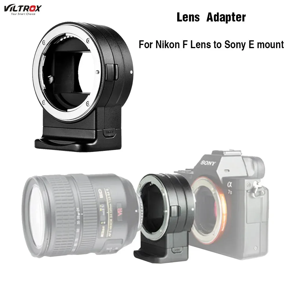 Viltrox NF-E1 AF Auto Focus EXIF Signal Lens Adapter Ring Tube For