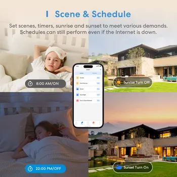 Meross 3 Way Smart Switch WiFi Light Switch MSS550 Push Button Wall Switch Work with HomeKit Alexa Google Assistant SmartThings 4