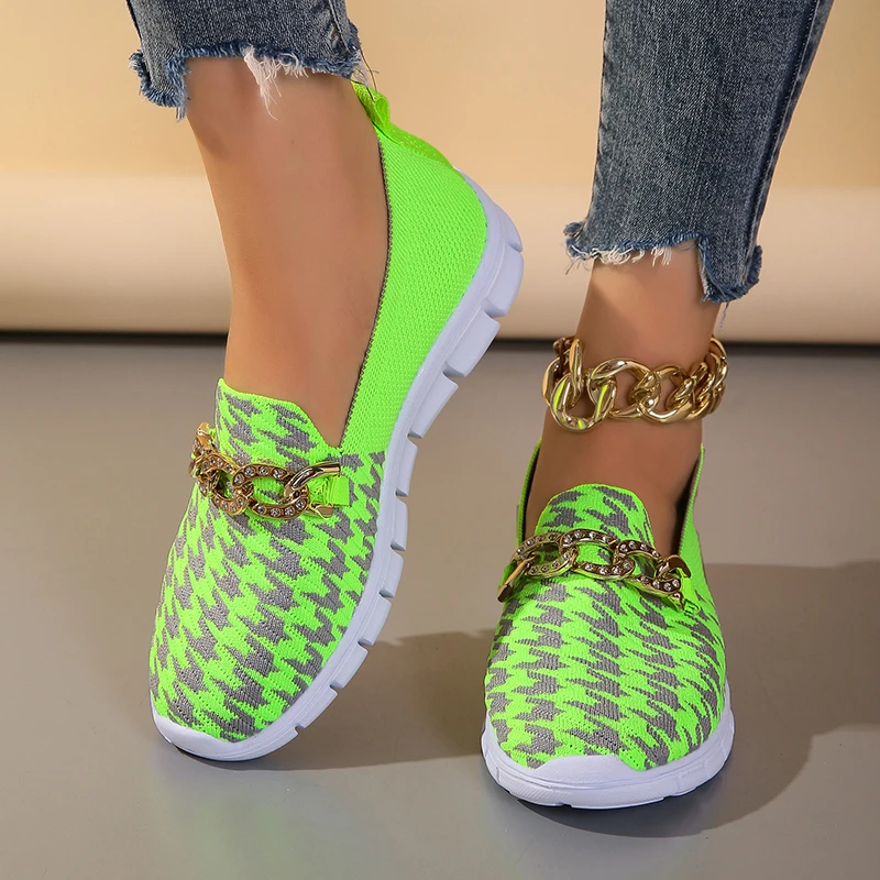 

Туфли женские плетеные эластичные, дышащие однотонные, плоская подошва, Повседневная модная обувь, большие размеры