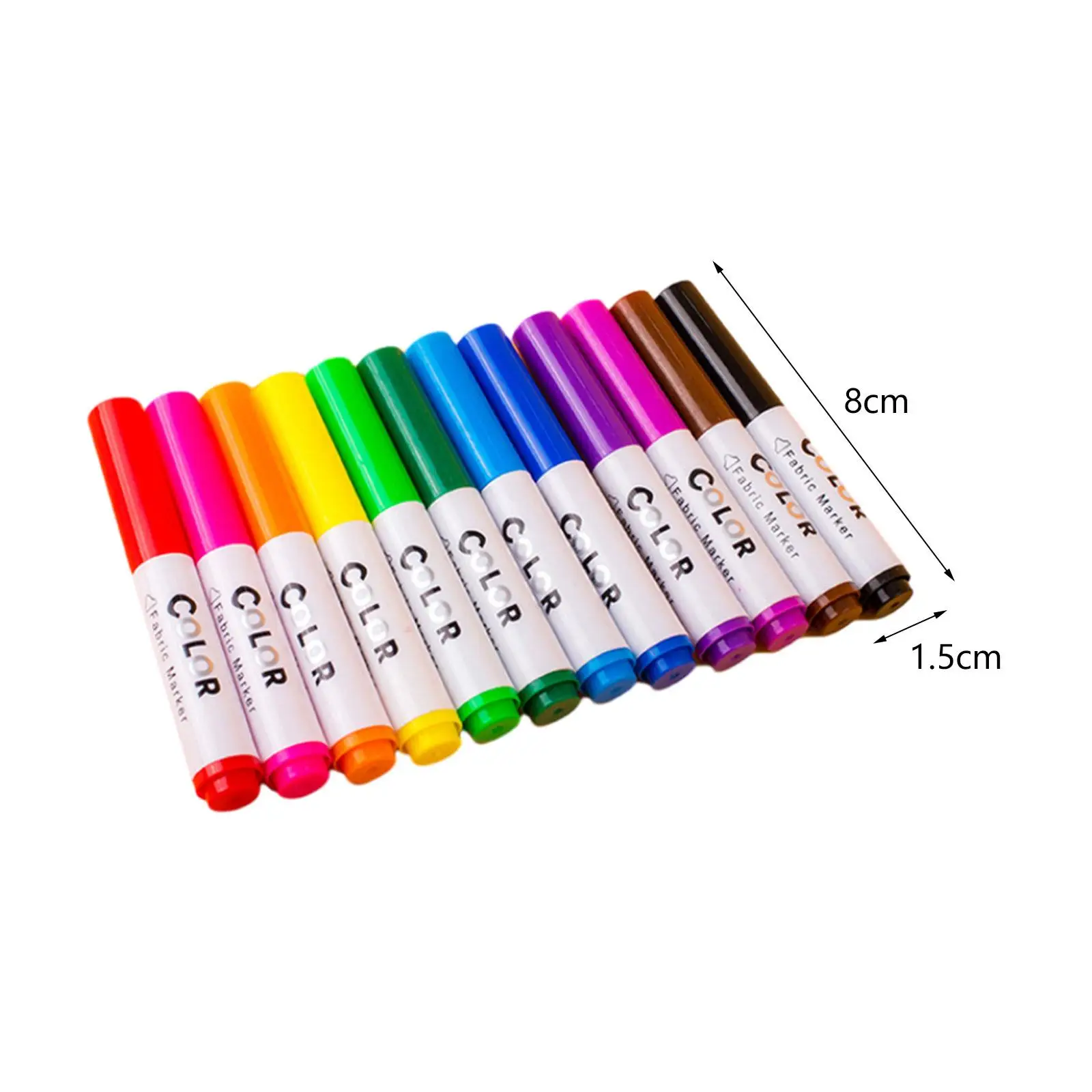 Fabric Markers Adults Painting Assorted Colors Art Markers Set Textile Marker Pens for Shoes T Shirts Tote Bags DIY Crafts Jeans