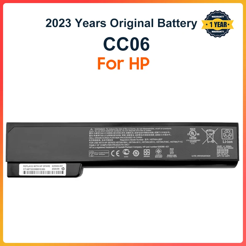 Аккумулятор CC06 для ноутбука HP ProBook 6360b 6460b 6470b 6560b 6570b 6465b 6475b 6565b 8460p 8470p 8460W HSTNN-DB2F CC06XL