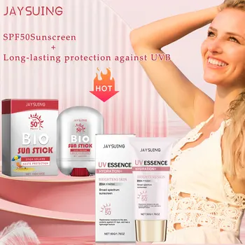 Spf 50+ Protezione solare Stick Idratante Senza olio Anti solare Protezione UV Crema solare naturale Isolamento Crema idratante delicata per il viso 1
