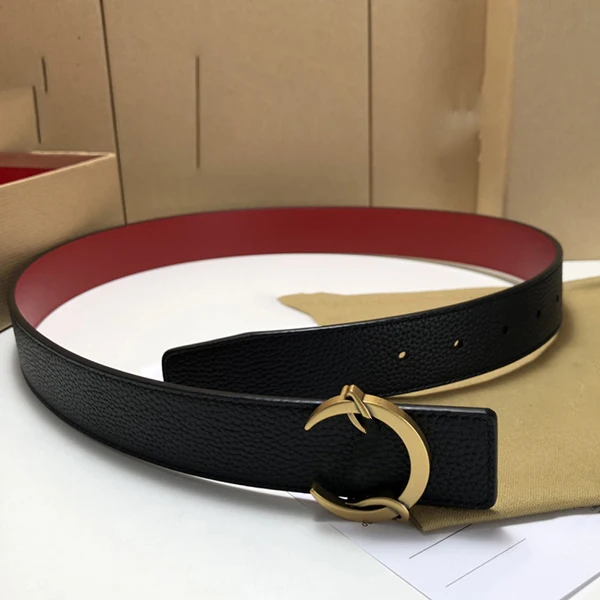 

CL belt for woman ladies belt leather Calfskin 35 MM soft and comfortable Only selling leather belts Complimentary buckle 001