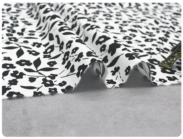 Katoenen Stof Hemmers Katoenen Stof Per Meter 160cm Breed Zwart