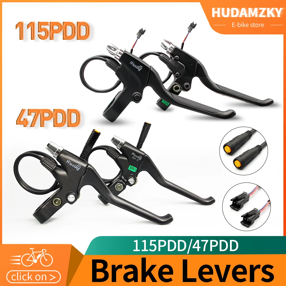 L-faster Manopola Freni Wuxing 115PDD Con Specchietti - Per E-Bike E Scooter, Jack Integrato - Foto 3