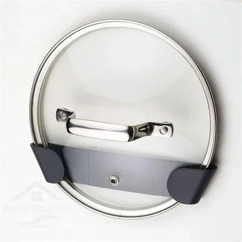 Wall-Mounted Pot Lid Holder 2