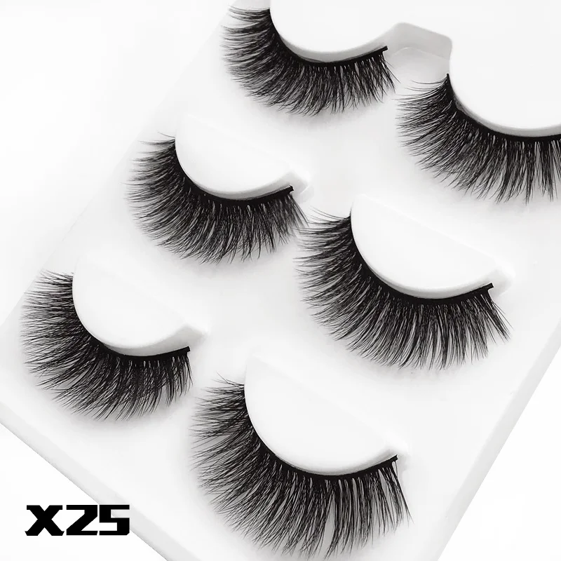 

5/3 pairs cilios Mink Eyelashes Fluffy Extension 3D Lashes Faux-cils Fashion Eyelashes Wholesale Wispies Fake Lashes Maquillaje