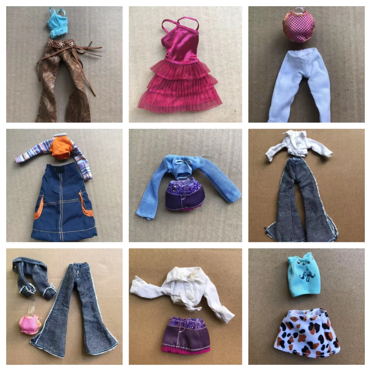 Vêtements de poupée dansante classique, t-shirt, jupe pantalon Long, pièces de dressage de poupée Slim, accessoires originaux, 1/6