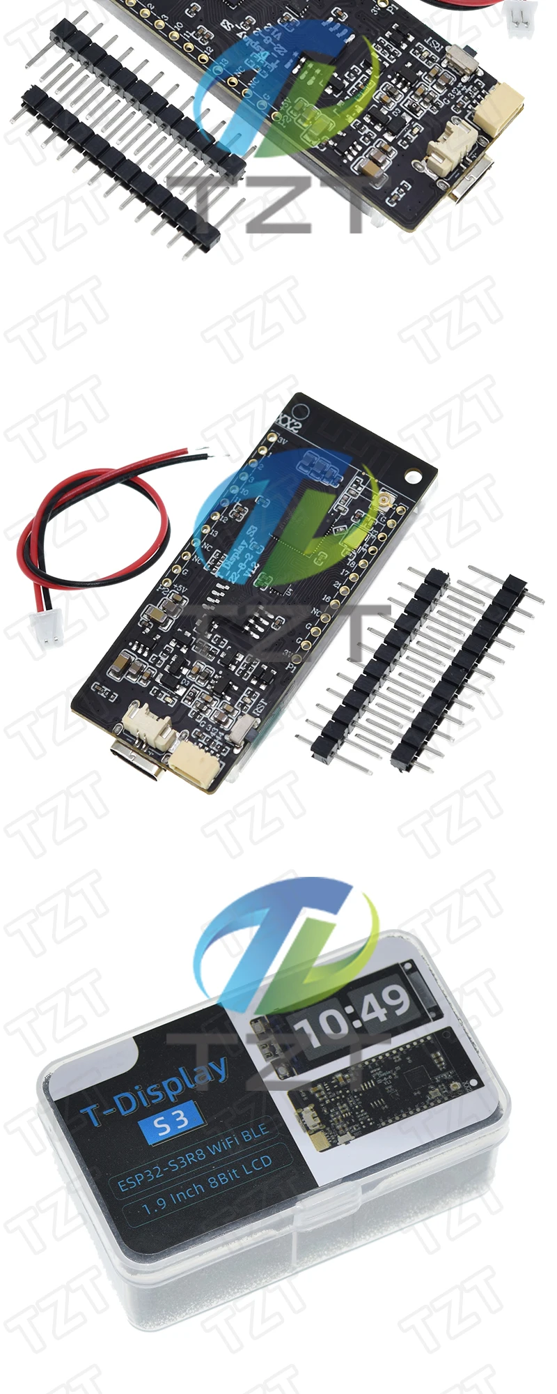 T-Display-S3 ESP32-S3 1,9 Zoll ST7789 LCD Display Development Board WIFI Bluetooth5.0 Wireless Modul 170*320 Auflösung – Detail 7