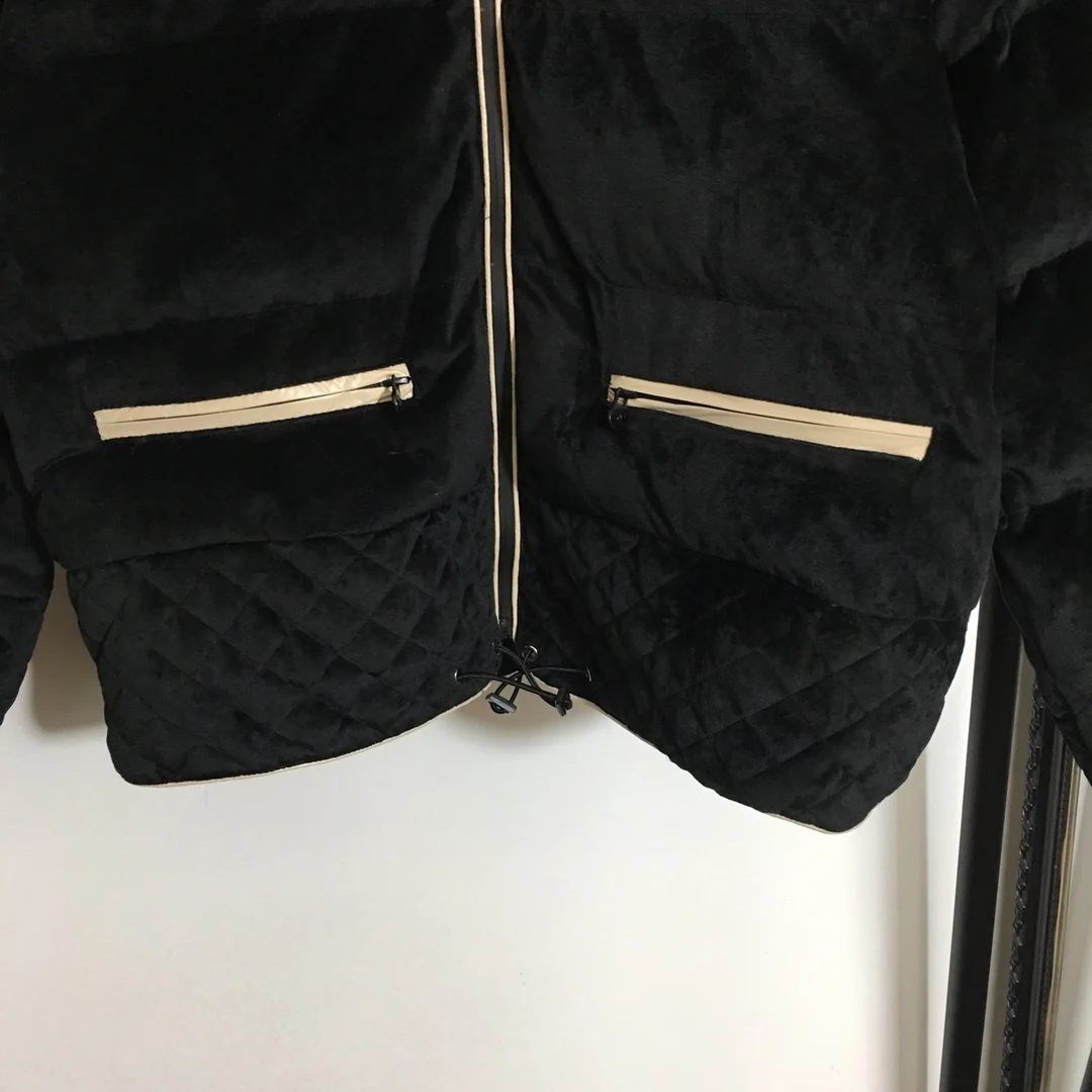 New black down jacket short
