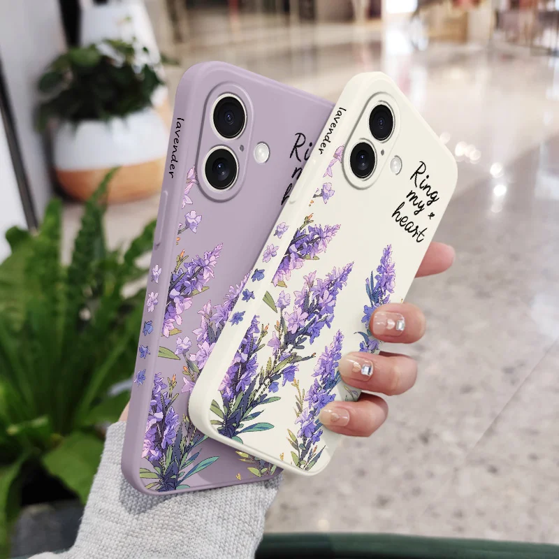 Lavender Bliss Silicone Phone Case