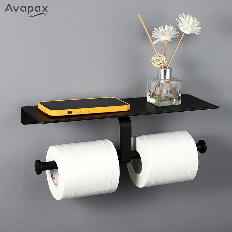 Double Toilet Roll Holder