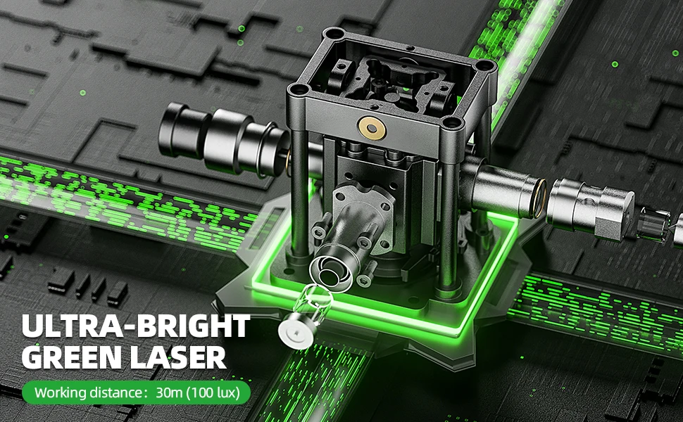 Huepar Máy Laser 12 Đường 3D - Ảnh 5