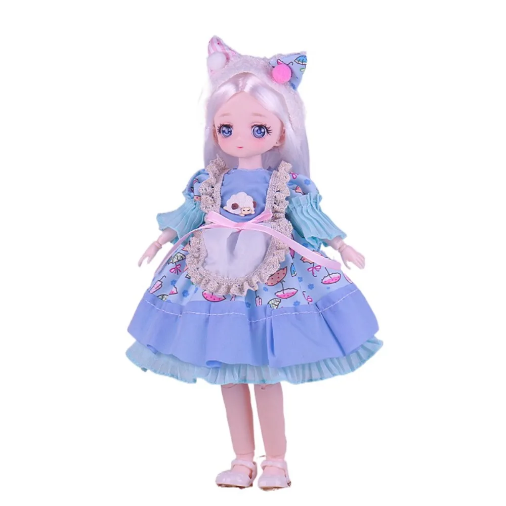 Multiple Movable 30cm Bjd Doll Toy Removable Joint Doll Attractive Eyes Lace Princess Doll BJD Dolls Ball-jointed