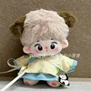 Cotton Doll Non Attribute Baby Clothes 10cm in Stock Blue Yellow Bamboo Panda Hanfu Set Doll Clothes 4