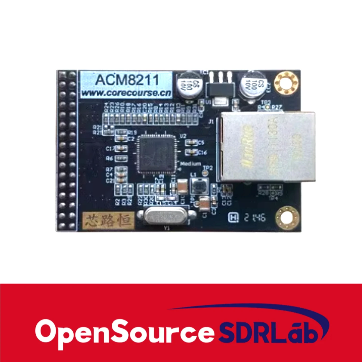 OpenSourceSDRLab Gigabit Ethernet Transceiver Module RTL8211 FPGA Board Verilog