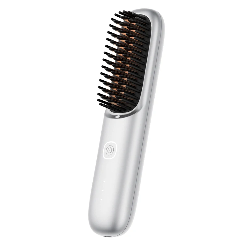 Wireless Portable Hair Straightening Comb Negative Ion Hair Care Straightener Curling Iron Hair Straightener Dual Purpose 6