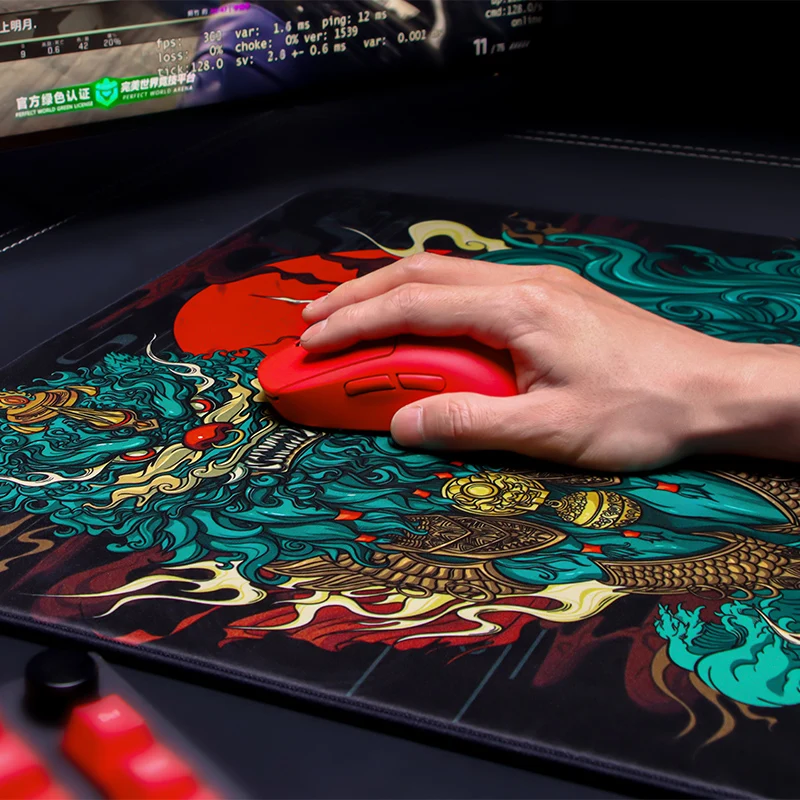 Esports Mouse Pad Tigre Mouse Pad Fps Jogo Mesa Pad - Imagem 2