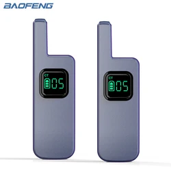 Baofeng – Mini talkie walkie professionnel M1/M2, UHF 400 470MHz, charge directe USB, avec casque pour Radio bidirectionnelle BF 888S, 1/2 pièces 