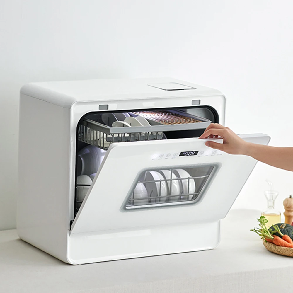52L Dishwasher Fully Automatic Household Desktop Intelligent Disinfection Heat Drying Free Installation Dishwasher 3