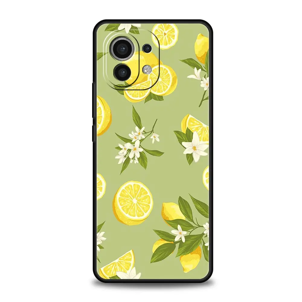 Soft TPU Lemon Fruit Phone Case Cover