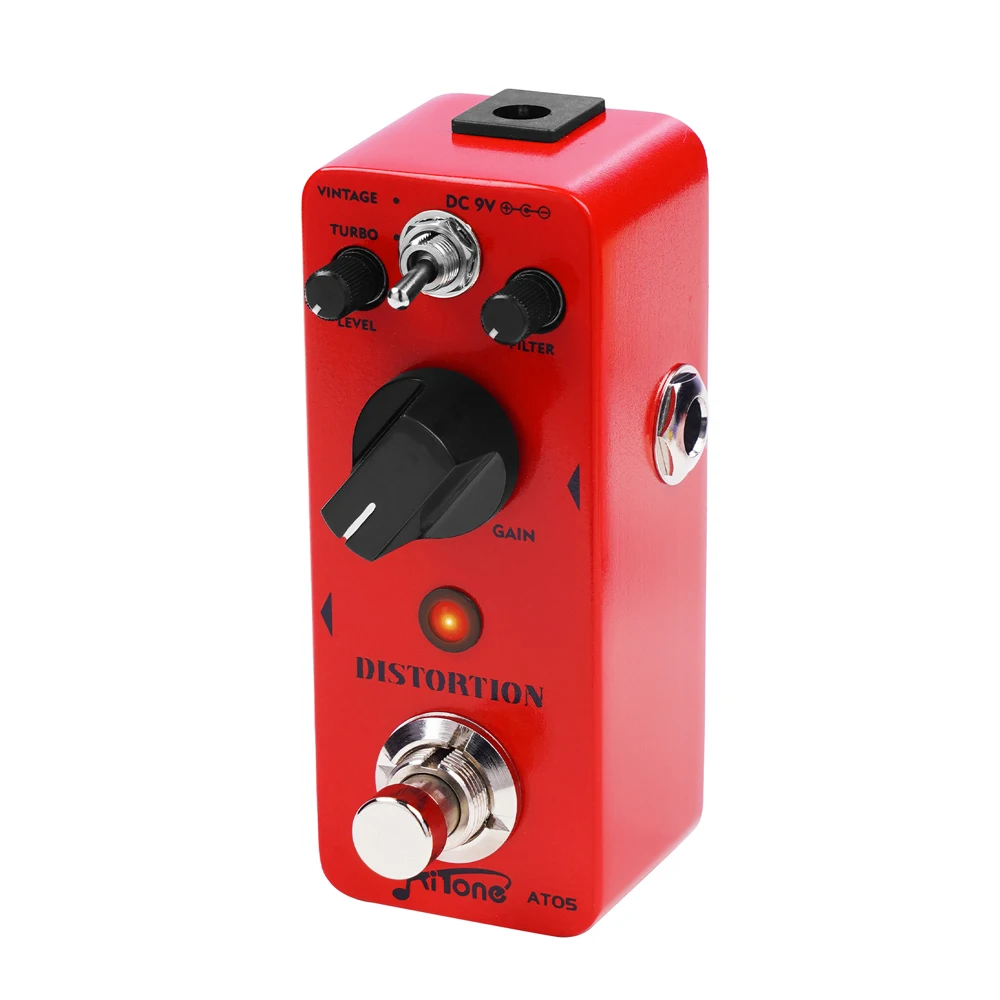 AITONE Series AT-05 Distortion Guitar Pedal 2 Practical Mode Vintage/Turbo Effec